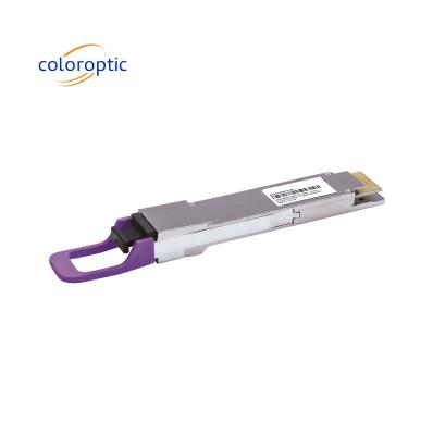 China QSFP112-DD DOM MPO SMF módulo de transceptor óptico 1310nm para Ethernet 400G en venta