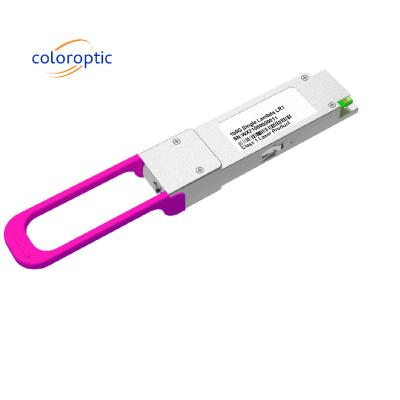 China Transceptor óptico de Lambda único LR1 QSFP28 100Gb/S 10km 100G Ethernet en venta