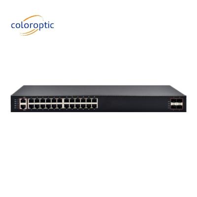 China Hochleistungs-Schicht 3 Kernnetzwerk-Switch mit 24 Ports 4*10G SFP+ Ports zu verkaufen