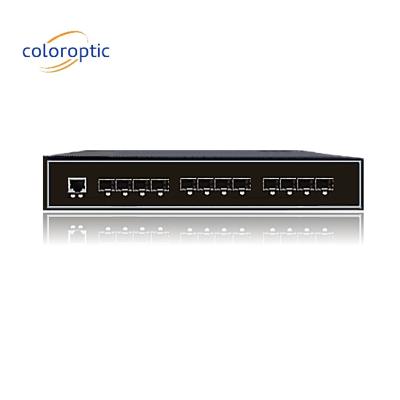 중국 산업용 지능형 이더넷 스위치 8GE SFP 4 포트 10GE SFP+ 1 콘솔 판매용