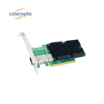 China PCIe X16 Netzwerk Single Port Ethernet-Kartenadapter QSFP28 100G Intel E810 zu verkaufen