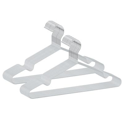 China Minimalist Ultra Thin Hangers Non Slip For Cabinet Organizer Metal Slim Coat Hanger for sale