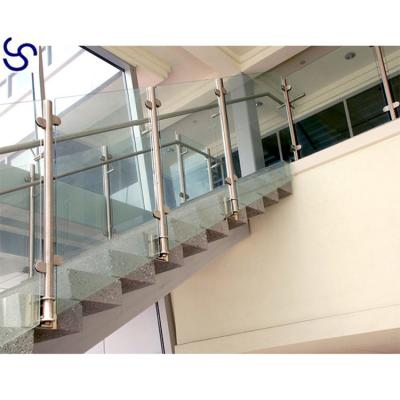 China Contemporary Style Deck Railing Stainless Steel Railing Modern Modern Balcony Railing Outdoor Deck Railing for sale