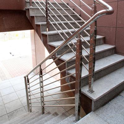 China YONGJIESHENG Contemporary Balustrade Fitting Exterior Stainless Steel Stair Railing Design for sale