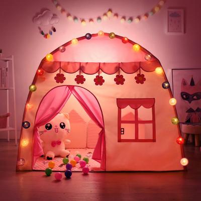 China Soft Toy Children's Tent Indoor Outdoor Games Garden Teepee Castle Folding Cubby Princess Toys Tents Kid's Room Room Teepee Playhouse for sale