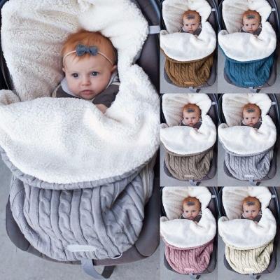 China Anti-Static Baby Blanket Newborns 0-12 Months For Bedding Stroller Boys Girls Super Soft Warm Infant Sleeping Bag Wraps Wrap Manta Bebes for sale