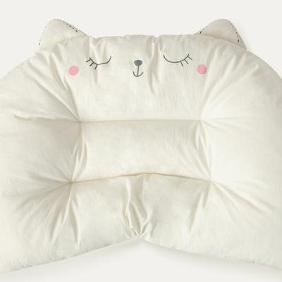 China Cat Shape Baby Nursing Pillow Cartoon Concave Pillow Newborn Infant Anti-Static Sleep Support Shaping Cushion To Prevent Flat Head for sale