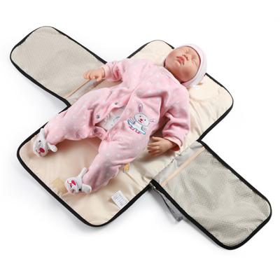 China Cotton Diaper Bag With Changing Mat Baby Changing Bag Backpack for sale