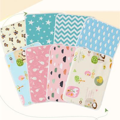 China Waterproof Cotton Baby Changing Mat Printed Pet Changing Pad for sale