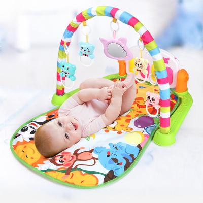 China Toy Baby Music Rack Play Mat Puzzle Carpet With Piano Educational Gym Infant Kids Keyboard Activity Blanket Crawling Toys For 0-12 Months for sale