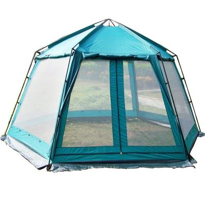 China Easy Install Hot Selling High Quality Hexagonal Gazebo Tent 6-8 People Outdoor Portable Movable Gazebo for sale