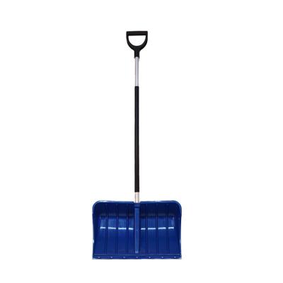 China Hot Selling Portable Multifunctional Plastic Snow Plow Large Capacity D-handle Snow Shovel Garden Wide Model for sale