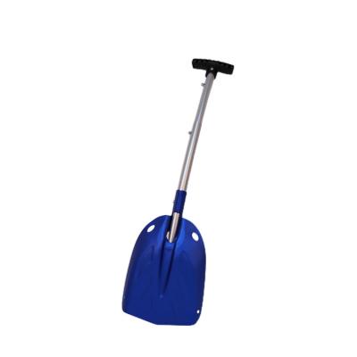 China 2022 Durable Portable Aluminum Handle Snow Shovel Sand Removal Tool for Outdoor Car and Garden for sale