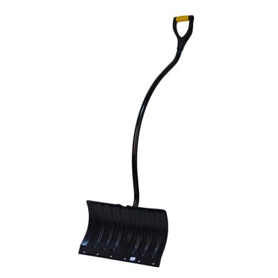 China Heavy Duty High Quality Plastic Snow Pusher With Steel Handle Snow Shovel for sale