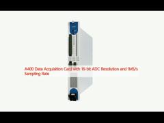 A400 Data Acquisition Card with 16-bit ADC Resolution and 1MS/s Sampling Rate