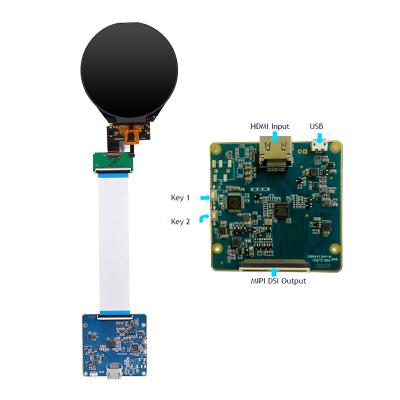 China IPS 3.4 inch 800x800 round resolution mipi lcd display module 3.4 for sale