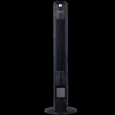 China New Best Selling Popular 80W Hotel Timer 12H Slim Portable Oscillating Tower Bladeless Fan With LED Display for sale