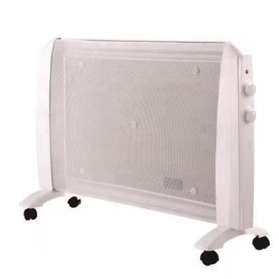 China Fast Heating And Small Space 2000W Portable Quiet Wall Household Instant Quiet Tip Over Manual Mica Foil Heater For Bathroom Electric Protective for sale