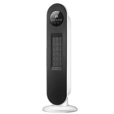 China Hotel Factory Low Price Room Mini Portable Digital Oscillating Electric Ceramic PTC Space Heater for sale