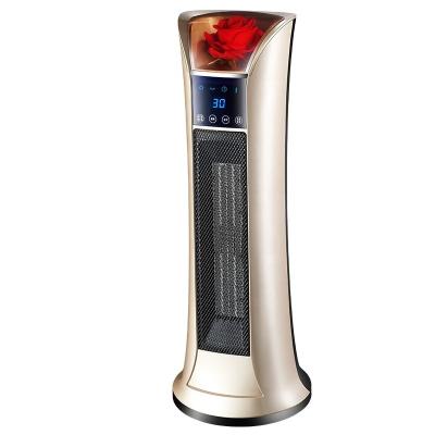 China Hot Sale Factory Hotel Home Standing PTC Tower Portable Electric Ceramic Heater With Remote Control for sale