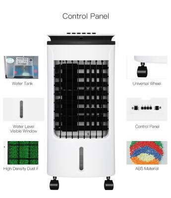 China Low Price Hotel 80w 3 in 1 Air Water Cooled Mini Indoor High Quality 4L Honeycomb Cooer with 7H Timer Household Small Portable Fan for sale
