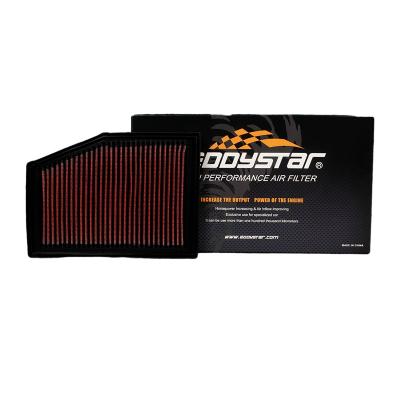 China EDDYSTAR CAR AIR FILTER HIGHFLOW WASH REUSA PANEL INTAKE FILTER 240*176 for sale