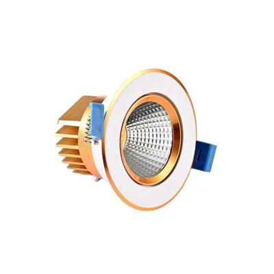 China Modern Warranty Dimmable 7W COB Ceiling Downlights Outdoor Mounted Waterproof Downlights Fittings for sale