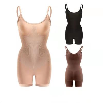 China Breathable Newcomer Plus Size 5XL Cinches Up With Zipper Tummy Control Chunky Shapewear Jumpsuit For Women for sale