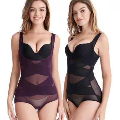 China Slim Bodysuit Women Shapewear Sexy Black Full Lace Viable Body For Women Shapewear Plus Size ab Board Post Surgery Compression Board for sale