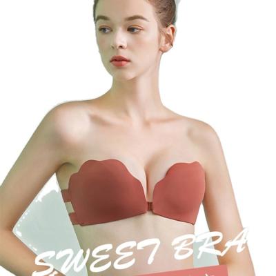 China QUICK DRY Wireless Underwear Women Bralette Boob Tube Backless Seamless Top Bra Lift Up Sexy Lingerie Invisible Strapless QUICK DRY for sale