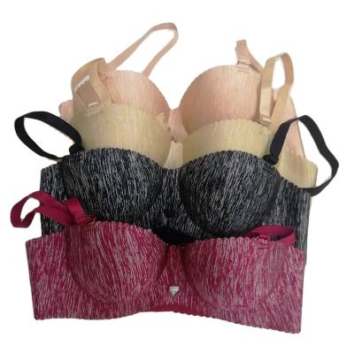 China Hot Selling QUICK DRY Women New Seamless Daily Bra Push Up Free One Piece Shaped Three Quarter Bra (3/4 Cup) for sale