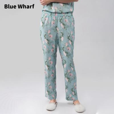 China QUICK DRY Summer Thin Home Pants Women Sleep Pants Pajamas Pijama Mujer Bottoms Elastic Casual Women Pants for sale