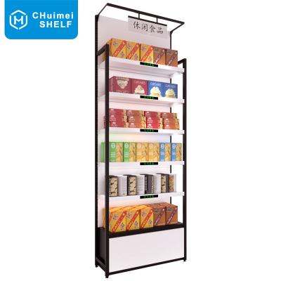 China Single Sided Factory Supermarket Store Shelf Grocery Gondola Display Rack Wholesale Grocery Shelves Customized for sale