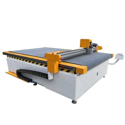 China Textile Fabric Cutting Machine CNC Vibrating Round Knife Blade Slitter Oscillating Fabric Leather Trim 1625 for sale