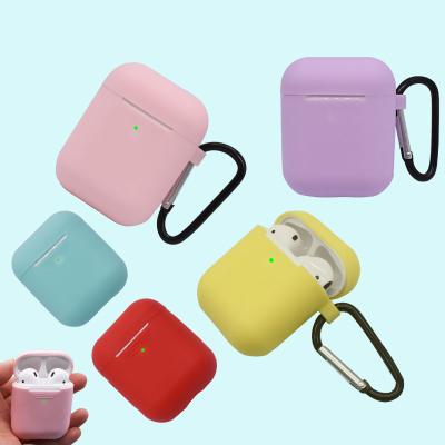 China Transparent Silicone Teddy Bear Eco-friendly Comfortable Earphone Case For Cute Airpods Case Airpods 2 for sale