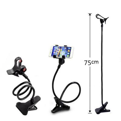 China Small 360 Rotation Adjustable Universal Desktop Lazy Flexible Smart Phone Neck Phone Bracket Holder For Mobile Phone for sale