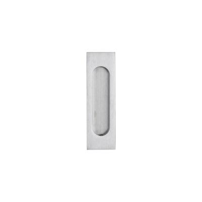 China New Arrival Modern Furniture 120mm x 35mm Rectangular Frame Pocket Sliding Door Pulls Cabinet Embedded Flush Handle for sale