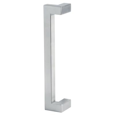 China Modern High Quality Entrance (Office) Handle 325mm x 25mm x 25mm Squares Offset Pull Industrial Door Handle for sale