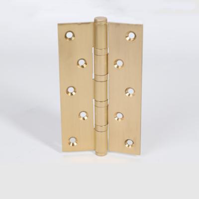 China Modern Hot Sale Furniture Hinge Fixed Pin Ball Bearing Brass Butt Hinges For Doors for sale