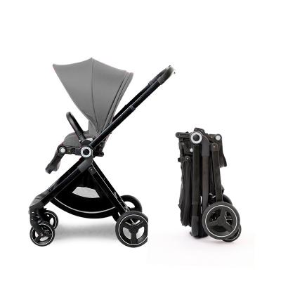 China Cheap Aluminum Alloy Factory High Frame Baby Strollers Classic Pram Organizer Children Stroller With Wholesale Price for sale