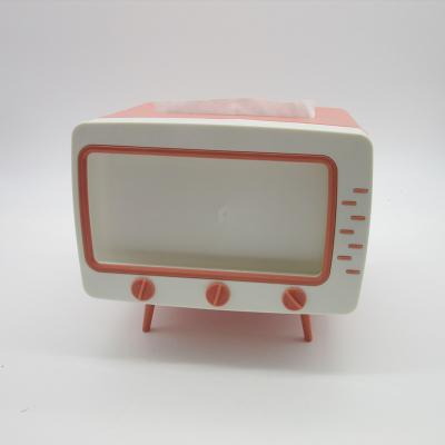 China Minimalist Creative Desktop Napkin Holder Storage Tissue Plastic Desktop Household Mobile Phone Tissue Box for sale