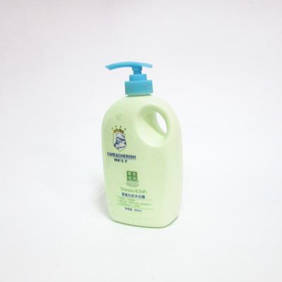 China Decorative 1L Cosmetic HDPE Plastic Shampoo Bottle , 1000ml Plastic Shampoo Bottle Packaging for sale