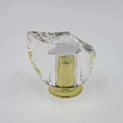 China Personal Care Gold Customized 14mm-17mm Shape Plastic Perfume Cap for sale