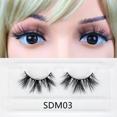 China Sunday mink eyelashes vegan natural cruelty free eyelashes long handmade thick tapered eyelash with paper boxes for sale