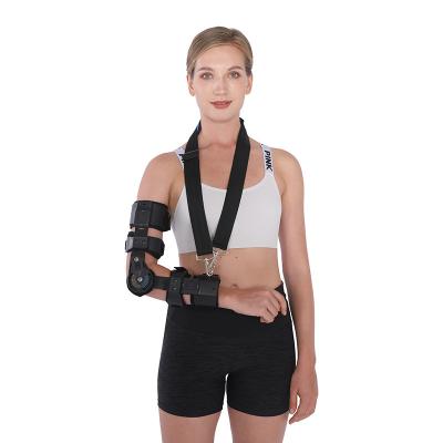 China New Aluminum Alloy Fixed Elbow Orthosis Adjustable Upper Arm Fracture Sprain Protector Forearm Limit Sling Limb Rehabilitation Adjustable Protector for sale