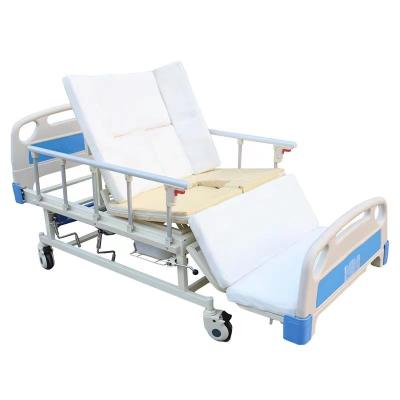 China Multifunctional electric medical bed rehab flashlight full-curve metal care dual-function rotation bed for sale