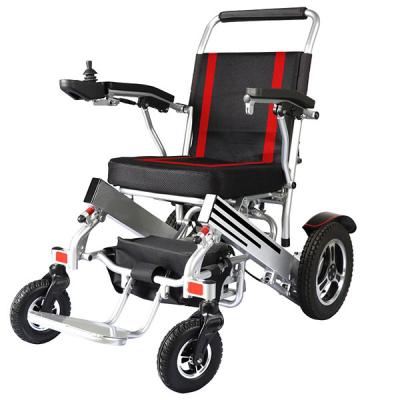 China New Product Good Price Alluminum Alloy Electric Wheelchair Mobility Wheelchair For Adults Folding Portable Lightweight Electric Wheelchair for sale