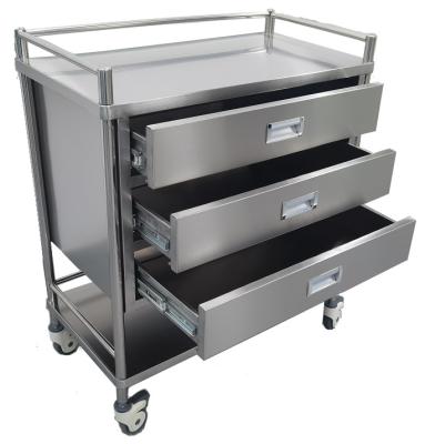 China Medical Metal Cart Stainless Steel for sale