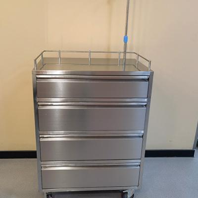 China Metal medical treatment anesthesia trolley, medical trolley for anesthesia FOB reference price: for sale