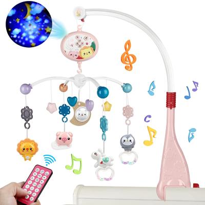 China Toy Cute Design Soothe Restless Battery Operated Emotions Rotating Baby Mobile for sale